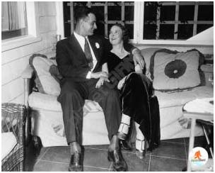 Lou Gehrig with wife, Eleanor Twitchell