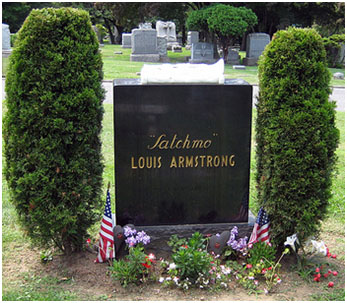 Louis Armstrong grave