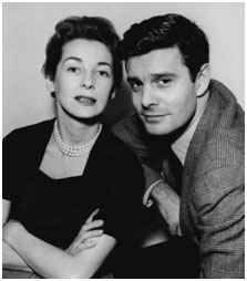 Louis Jourdan and wife