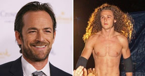 Luke Perry and Jungle Boy Nate Coy