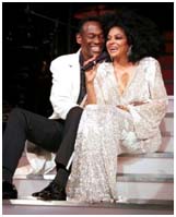 Luther Vandross with Diana Ross