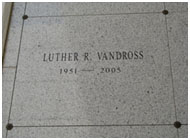 Luther Vandross grave