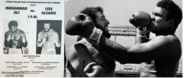Lyle Alzado with Muhammad Ali