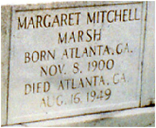 Margaret Mitchell grave