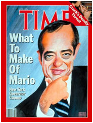 Mario Cuomo on cover of Time Magazine