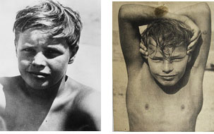 Marlon Brando childhood photos