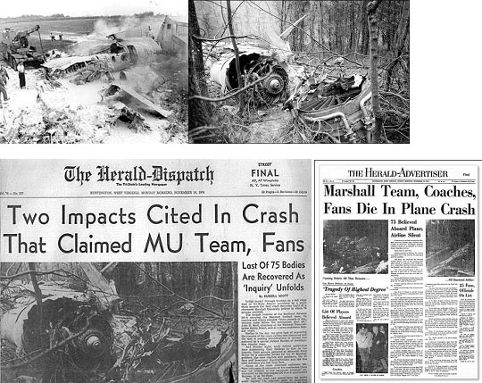 Marshall University Football Team plane crash