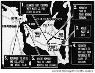 map of Chappaquiddick Island