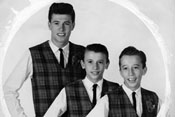 Maurice Gibb with his brothers in the Rattlesnakes