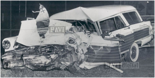 Mel Ott car crash