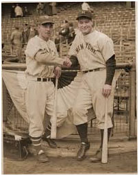 Mel Ott and Lou Gehrig