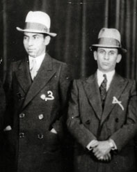 Meyer Lansky and Lucky Luciano