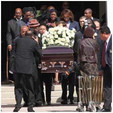 Michael Clark Duncan funeral