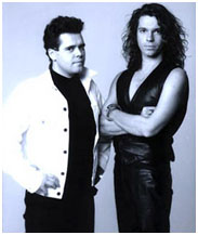 Michael Hutchence with Andrew Farris