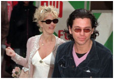 Michael Hutchence with Paula Yates