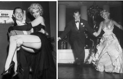 Milton Berle and Marilyn Monroe