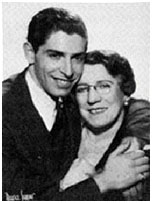 Milton Berle with his mother