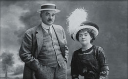 Milton Hershey and his wife
