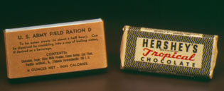 Hershey bars for US Army during WWII