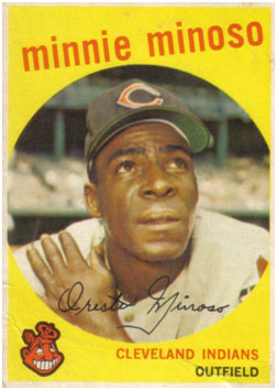 Minnie Minoso on the Indians