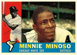 Minnie Minoso Whitesox baseball card