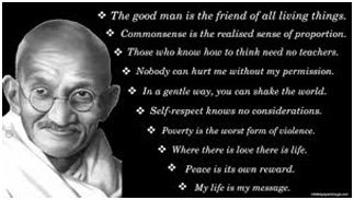 Mohandas Gandhi words of wisdom