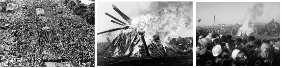 Mohandas Ganhdi funeral