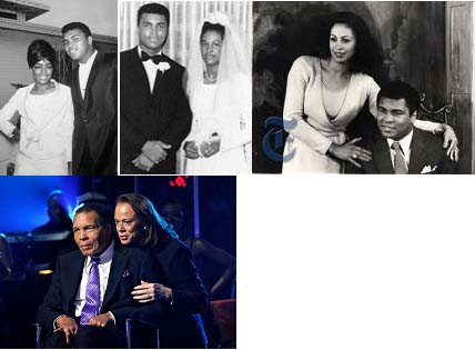 Muhammad Ali's 4 wives