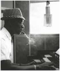 Nat King Cole smoking