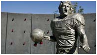 Pat Tillman statue at Arlington National Cemetery