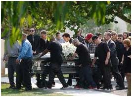 Patrick Swayze funeral