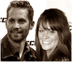 Paul Walker with one-time girlfriend Rebecca McBrain