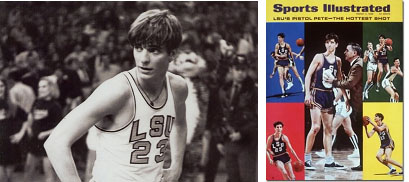 Pete Maravich on cover of sports illustrated