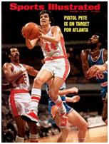 Pete Maravich on cover of sports illustrated in 1970