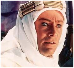 Peter O'Toole in Lawrence of Arabia