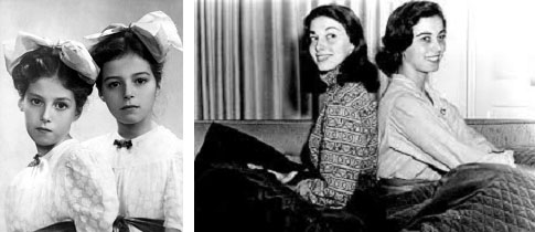 Pier Angeli and her sister