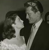 Pier Angeli and Kirk Douglas