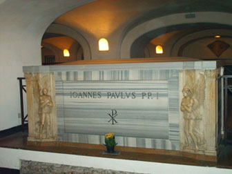 Pope John Paul I final resting place