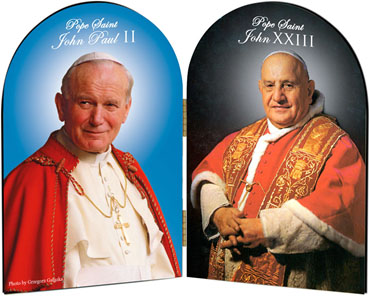 Pope John Paul II and Pope John XXIII