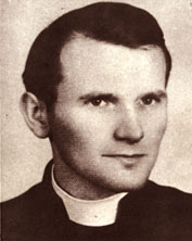 Pope John Paul II when he first became a priest