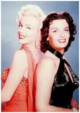 Marilyn Monroe and Jane Russell