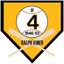Ralph Kiner's number retired by the pirates