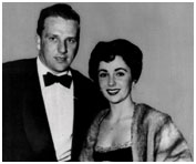 Ralph Kiner with Elizabeth Taylor