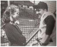 Ralph Kiner with Janet Leigh