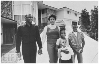 Ray Charles and Della Robinson