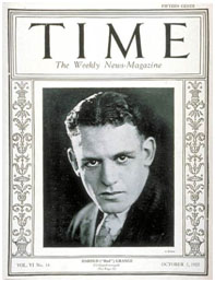 Red Grange on cover of TIME Magazine