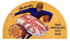 Red Grange candy bar