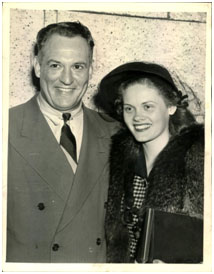 Red Grange with his wife