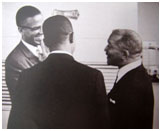 Redd Foxx with Malcolm X