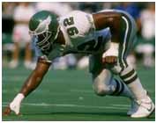 Reggie White with the Philadelpia Eagles